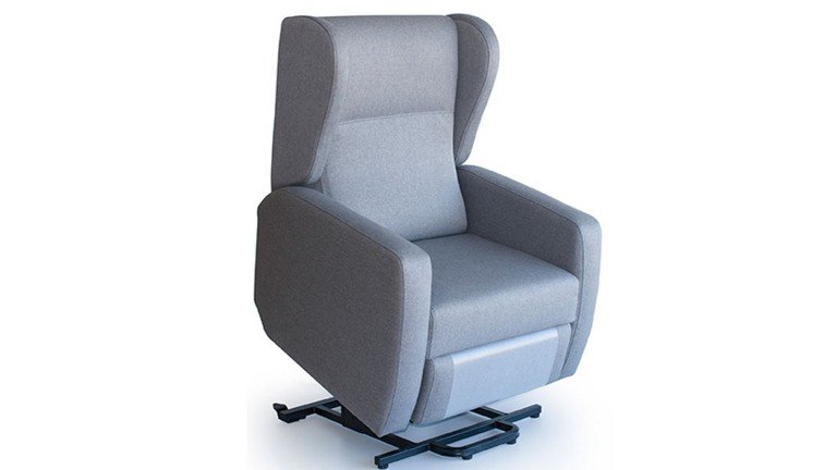 Fauteuil gériatrique grand confort avec caoutchouc ignifugé