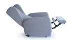 Fauteuil gériatrique grand confort avec caoutchouc ignifugé