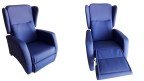 Fauteuil relax conçu pour la gériatrie et très facile à utiliser.