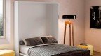 Lit escamotable vertical avec bureau intégré fonctionnel