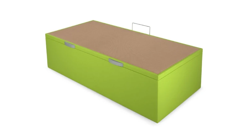 Lit coffre tapissier idéal pour les chambres d'enfants