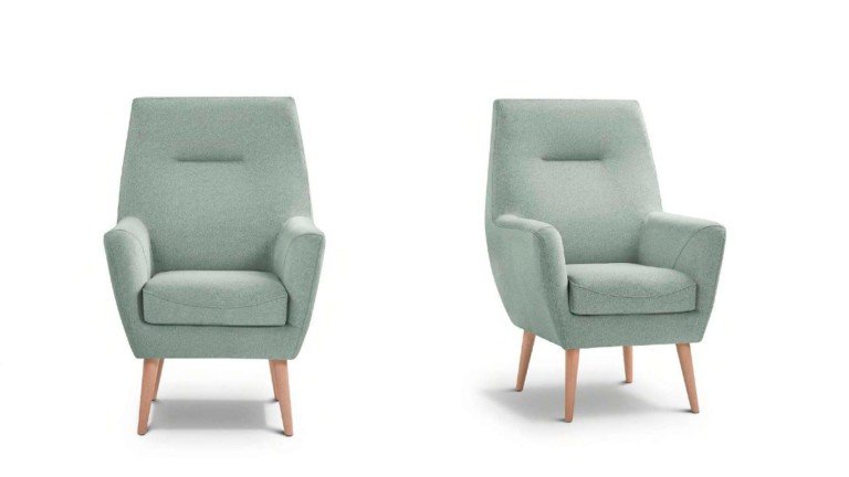 Fauteuil rembourré grand confort et design