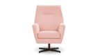 Fauteuil pivotant rembourré, grand confort et design