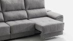 Canapé coulissant 2 ou 3 places design avec poufs intégrés