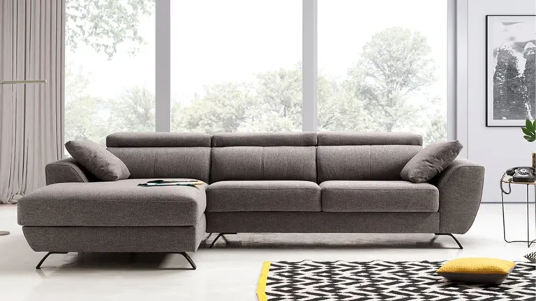 canapé d'angle coulissant