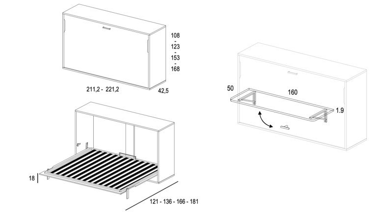 Conçu pour faciliter l'accès dans la pièce avec une fonction bureau.