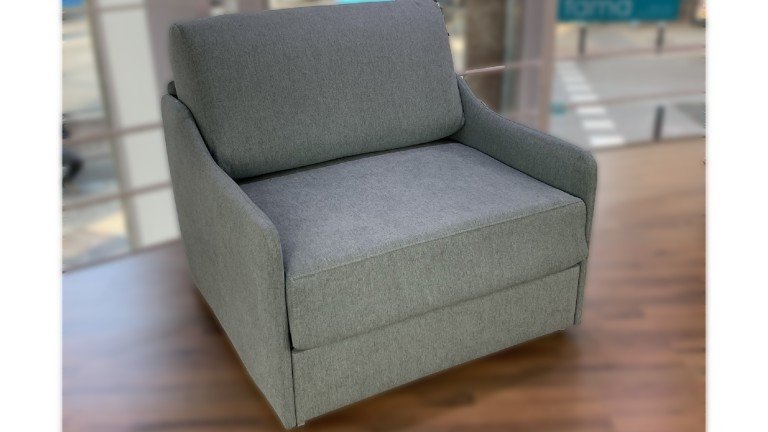 Fauteuil convertible rembourré avec plus de 40 couleurs disponibles.