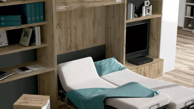 Relaxation et gain de place en un seul lit armoire | Boconfort
