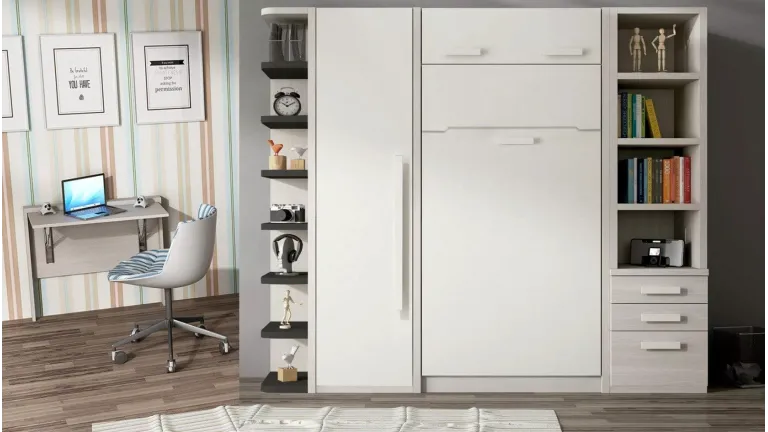 Relaxation et gain de place en un seul lit armoire | Boconfort