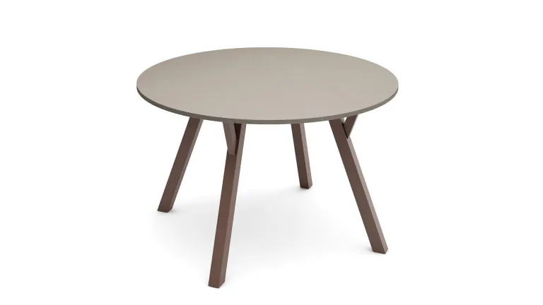 Table fixe design pied métal et plateau anti rayures