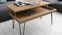 Table basse relevable bois massif