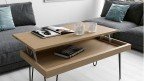 Table basse relevable bois massif