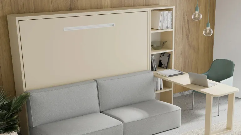 Module bureau fixe pour lit escamotable