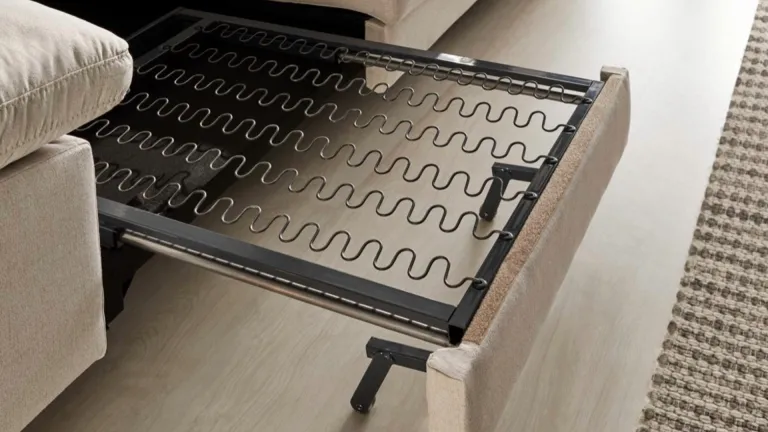 Canapé d'angle design assises extra-coulissantes