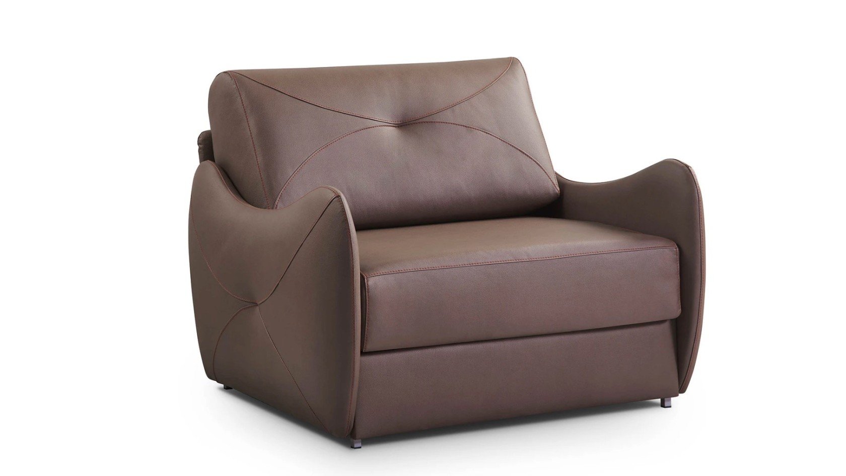 Fauteuil convertible rembourré avec plus de 40 couleurs disponibles.