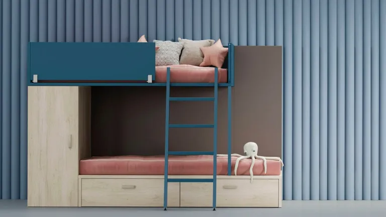 Lit superposé en bois écologique très sécurisé