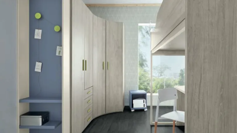 Lit superposé en bois avec bureau à un prix avantageux