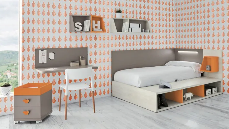 Lit coffre latéral GENÈVE