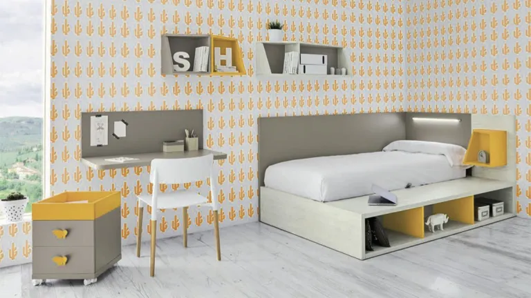 Lit coffre en bois avec ouverture latérale avec rangement à un prix avantageux