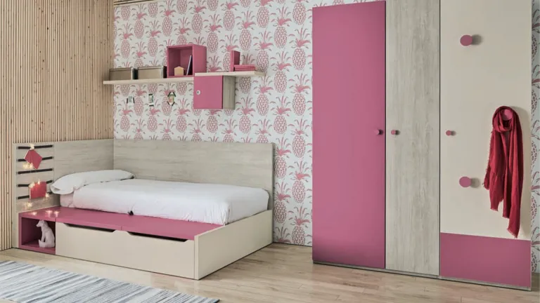 Lit coffre en bois avec ouverture latérale avec rangement à un prix avantageux