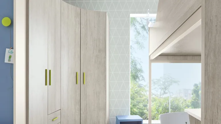 Lit superposé en bois avec bureau à un prix avantageux