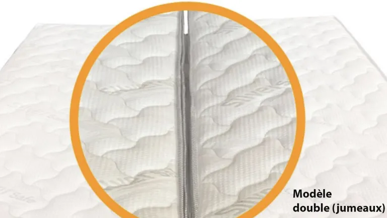 Matelas viscoélastique conçu pour être utilisé dans les lits articulés motorisés.