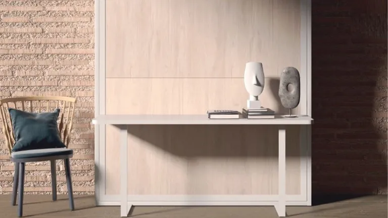 lit escamotable vertical avec bureau CAPBRETON