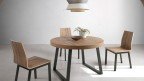 Chaise en bois massif design