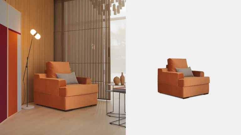 Fauteuil convertible spécial gain de place avec le style en plus