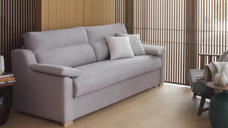 Canapé ouverture latérale lit à faible profondeur gain de place