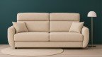Canapé-lit de qualité espagnole avec assise confortable et matelas 16 cm