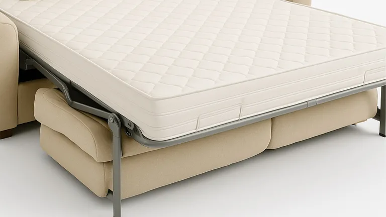 Canapé-lit de qualité espagnole avec assise confortable et matelas 16 cm