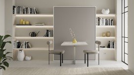 Lit escamotable Beausoleil avec table