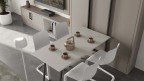 Lit escamotable vertical avec bureau intégré fonctionnel