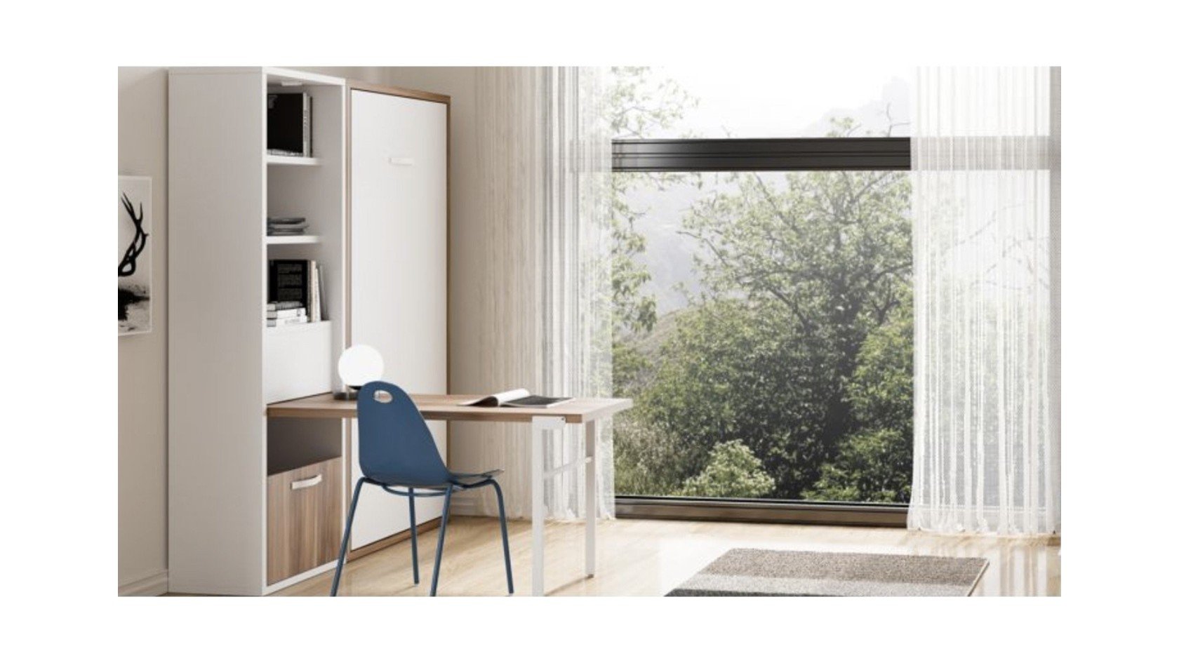 Module bureau table escamotable | Boconfort