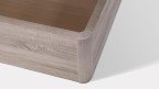 Lit coffre en bois avec ouverture latérale à un prix avantageux