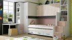 Lit escamotable gigogne pour 3 couchages très confortables