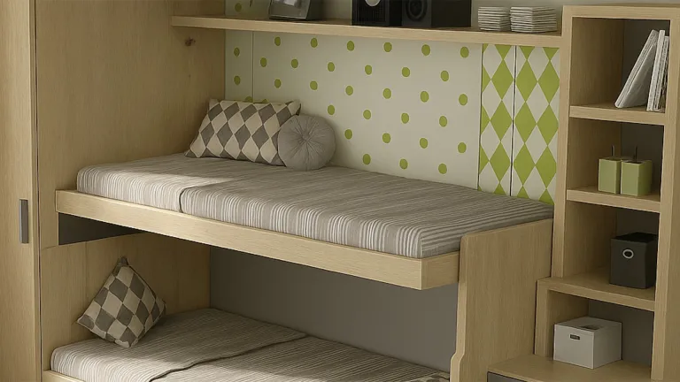 Lit escamotable gigogne pour 3 couchages très confortables