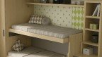 Lit escamotable gigogne pour 3 couchages très confortables