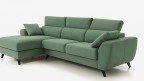 Le modèle Versailles allie parfaitement design et confort. Il dispose d'appuis-tête rabattables et comprend des coussins décorat