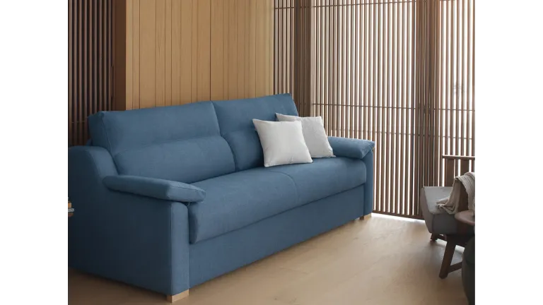 Canapé ouverture latérale lit à faible profondeur gain de place