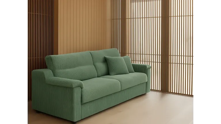 Canapé ouverture latérale lit à faible profondeur gain de place