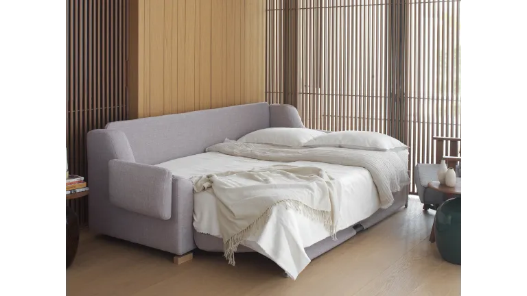 Canapé ouverture latérale lit à faible profondeur gain de place