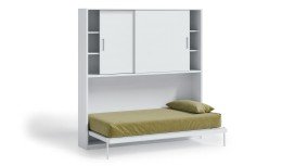 Lit armoire avec rangement AUBAGNE