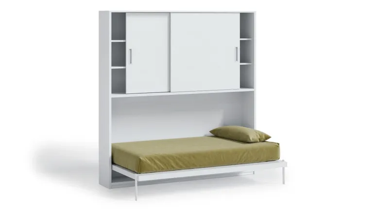Lit armoire avec rangement AUBAGNE