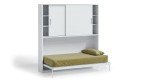 Lit escamotable horizontal avec armoire AUBAGNE