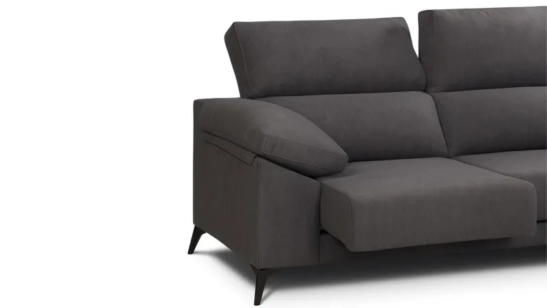 Canapé d'angle coulissant design scandinave