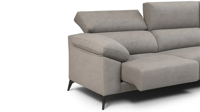 Canapé d'angle coulissant design scandinave