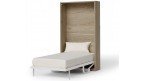 Lit escamotable vertical avec bureau intégré fonctionnel