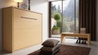 Lit escamotable avec rangement intérieur et fonction chevet
